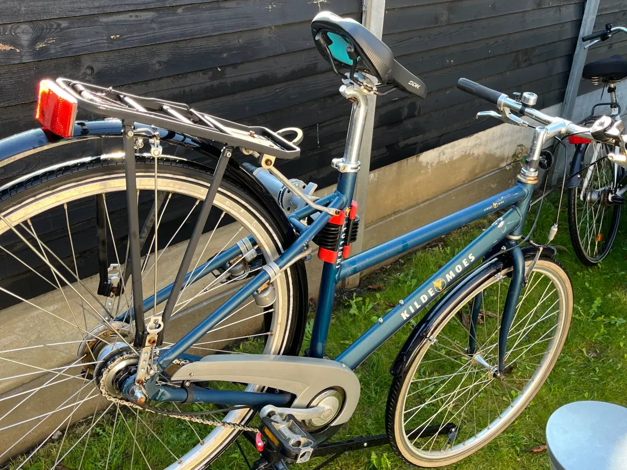 Billede 1 - Kildemoes i blå cykel 