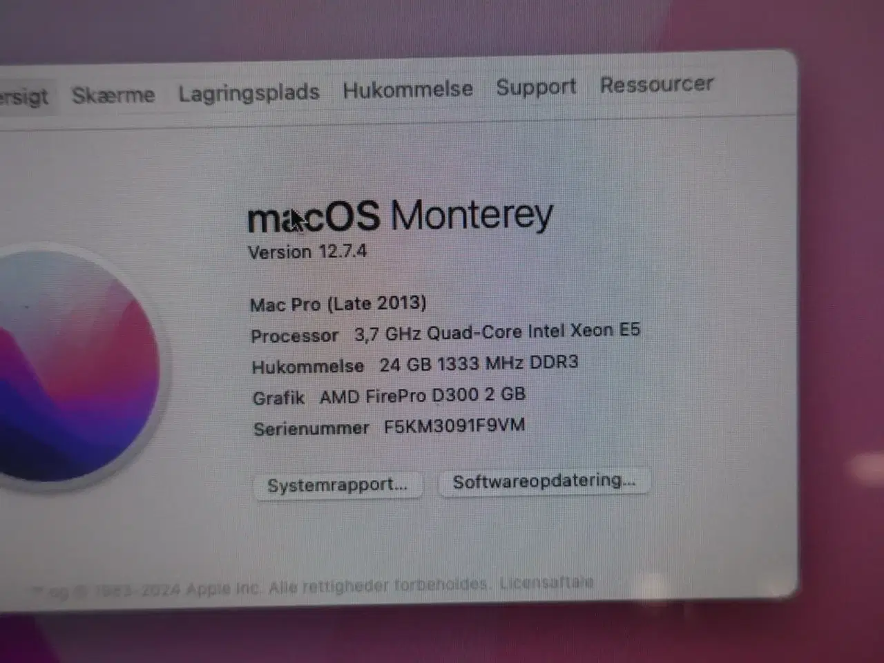 Billede 8 - Mac Pro 2013 samt 27" Thunderbolt display APPLE