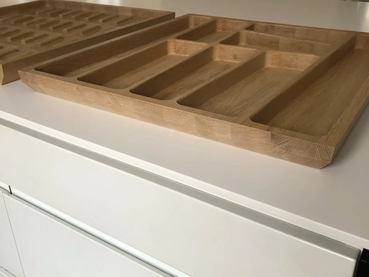 Billede 2 - Skuffeindsats i egetræ til Svanekøkken