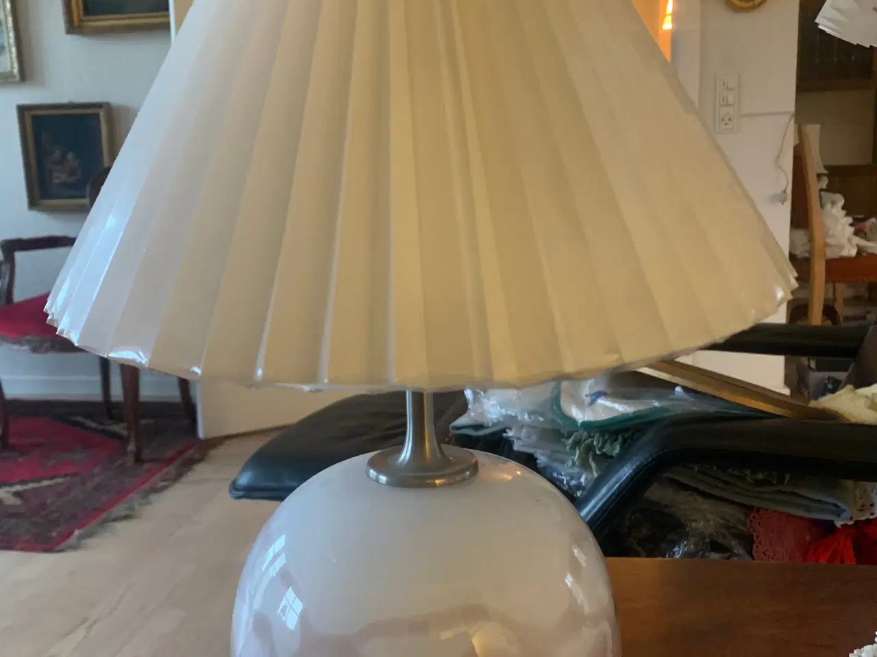 Billede 1 - Holmegård bordlampe. Model Sakura
