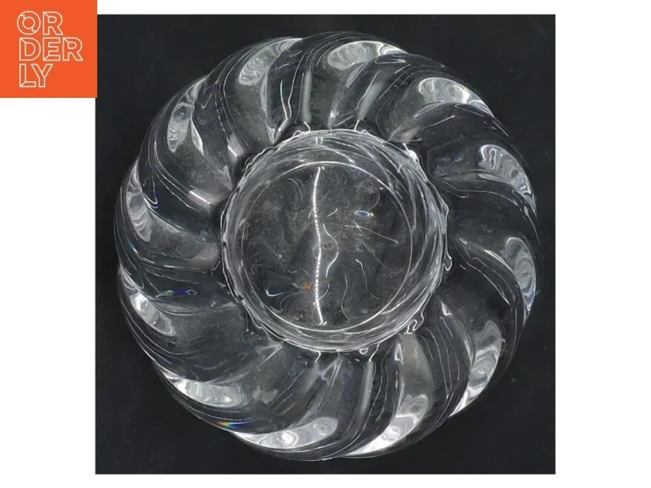 Billede 2 - Rund glaslysestage (str. 8x9 cm)