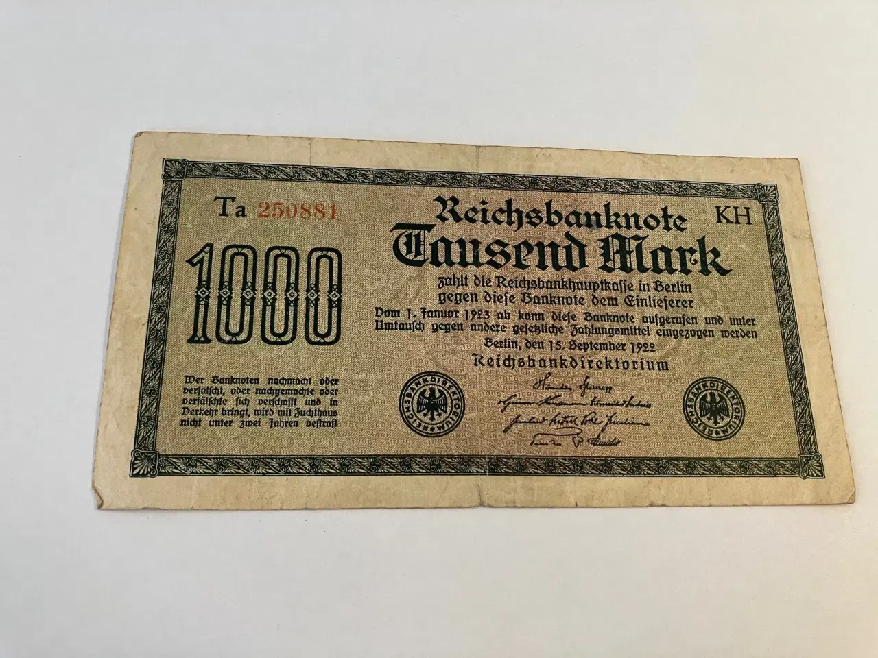 Billede 1 - 1000 Mark Germany