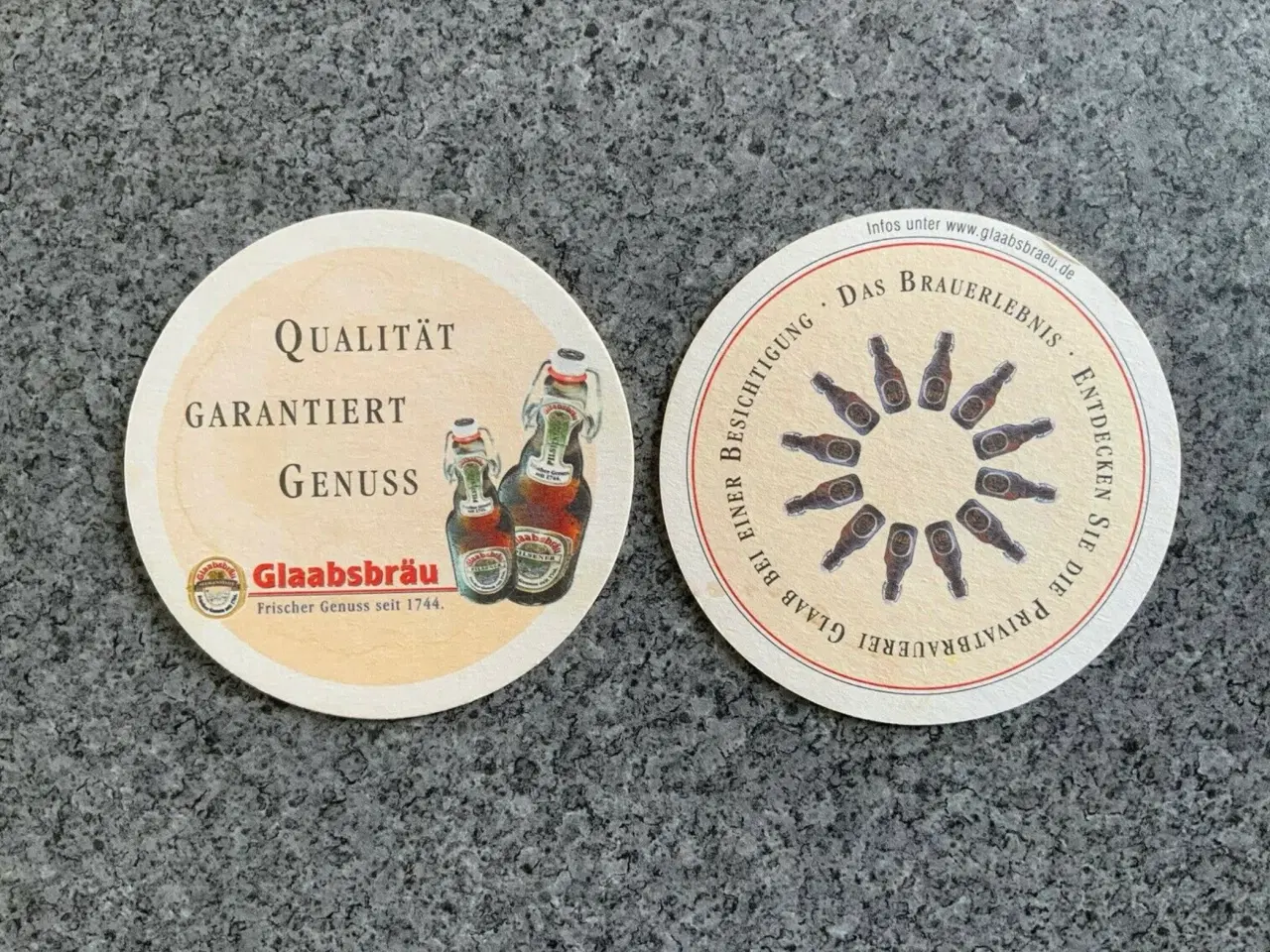 Billede 1 - Ølbrikker Glaabsbrau