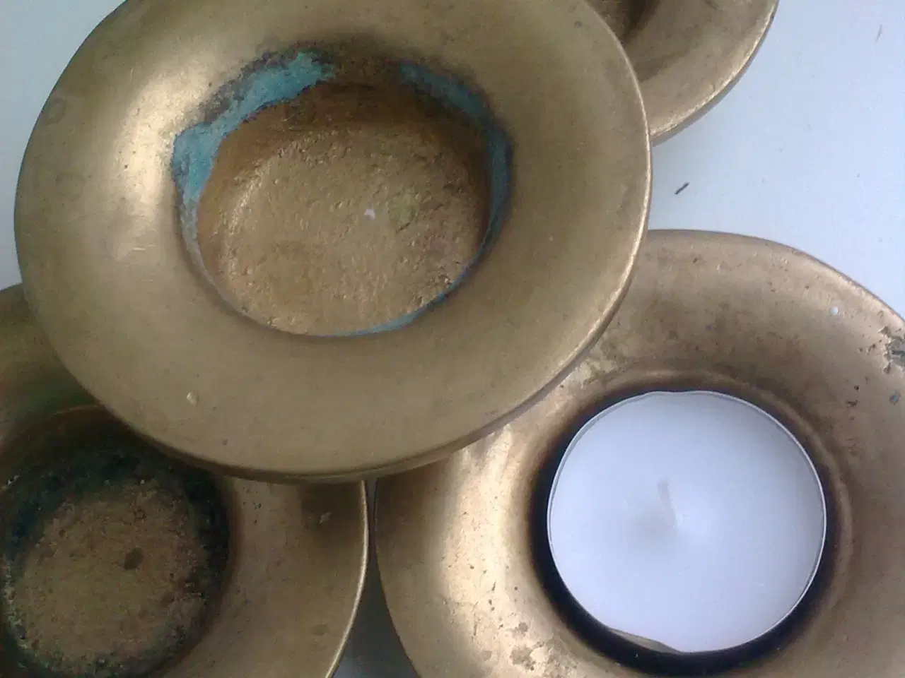 Billede 2 - Bronce Bronze kunst UNIKA massive håndstøbte skåle