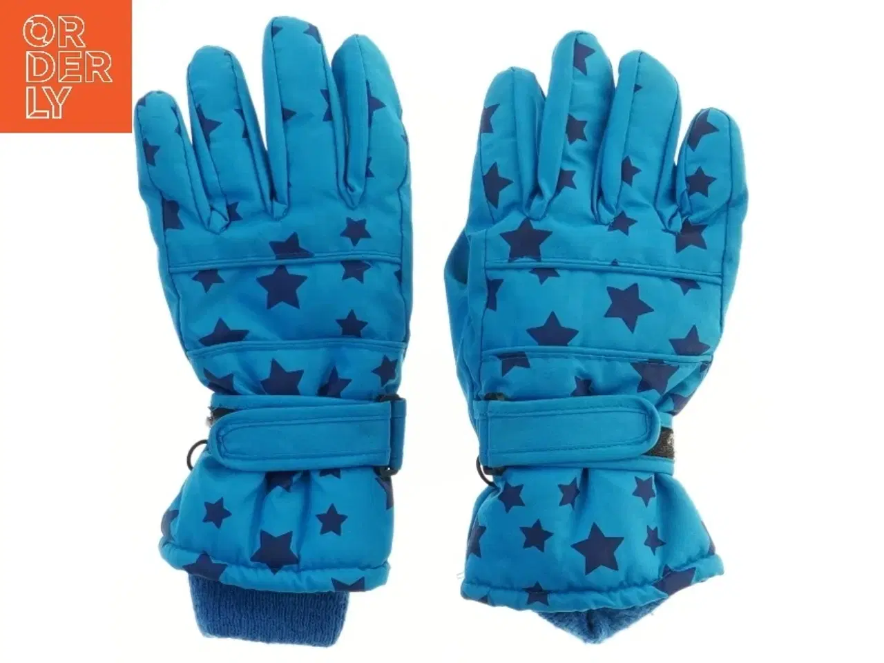 Billede 1 - Børne vinterhandsker med stjernemønster (str. 110-122 )