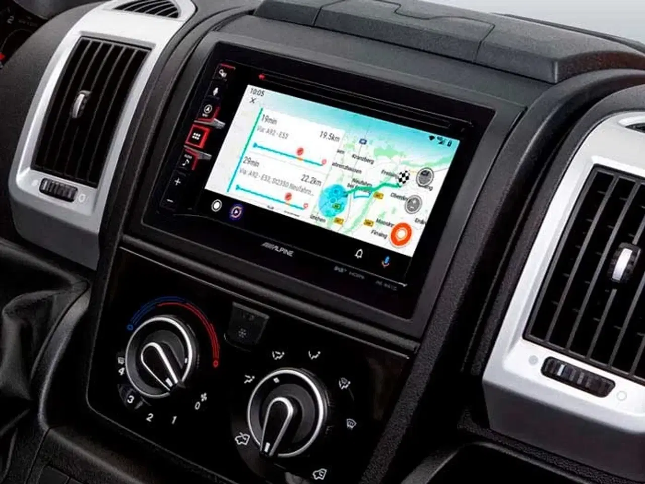 Billede 1 - Alpine INE-W611DC 2-DIN multimedia station m truckkort