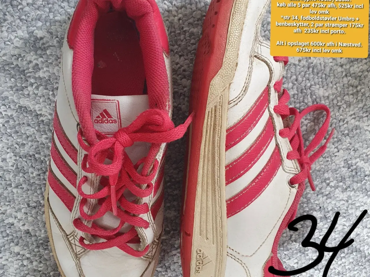 Billede 5 - Adidas kondisko str 34 pige+ andre sko