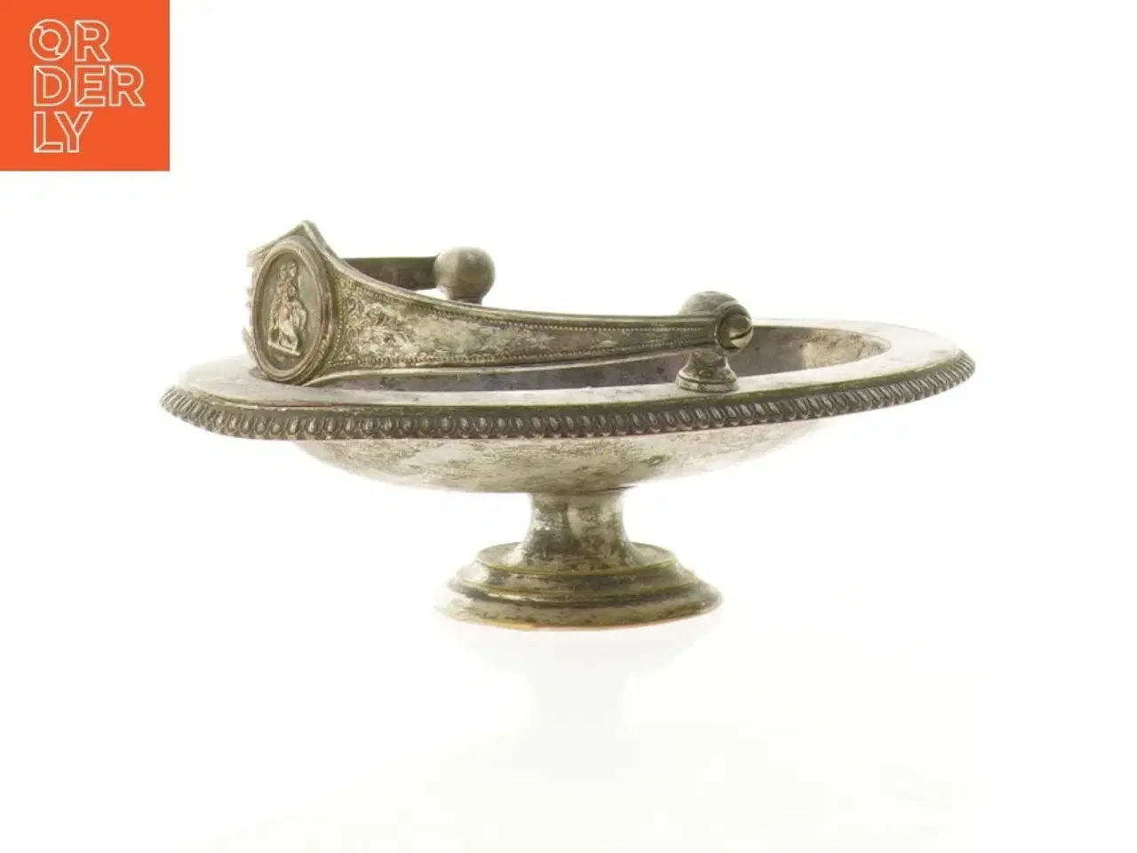 Billede 3 - Antik sølvfarvet figur (str. 19 x 11 x 7 cm)