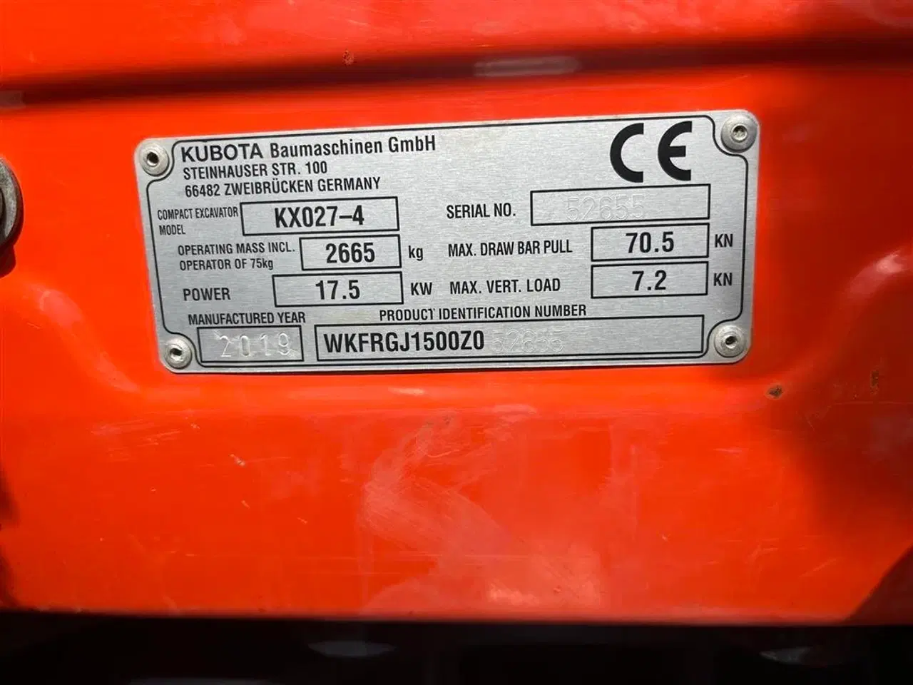 Billede 7 - Kubota kx027-4 Monteret med tiltman med hydraulisk s40