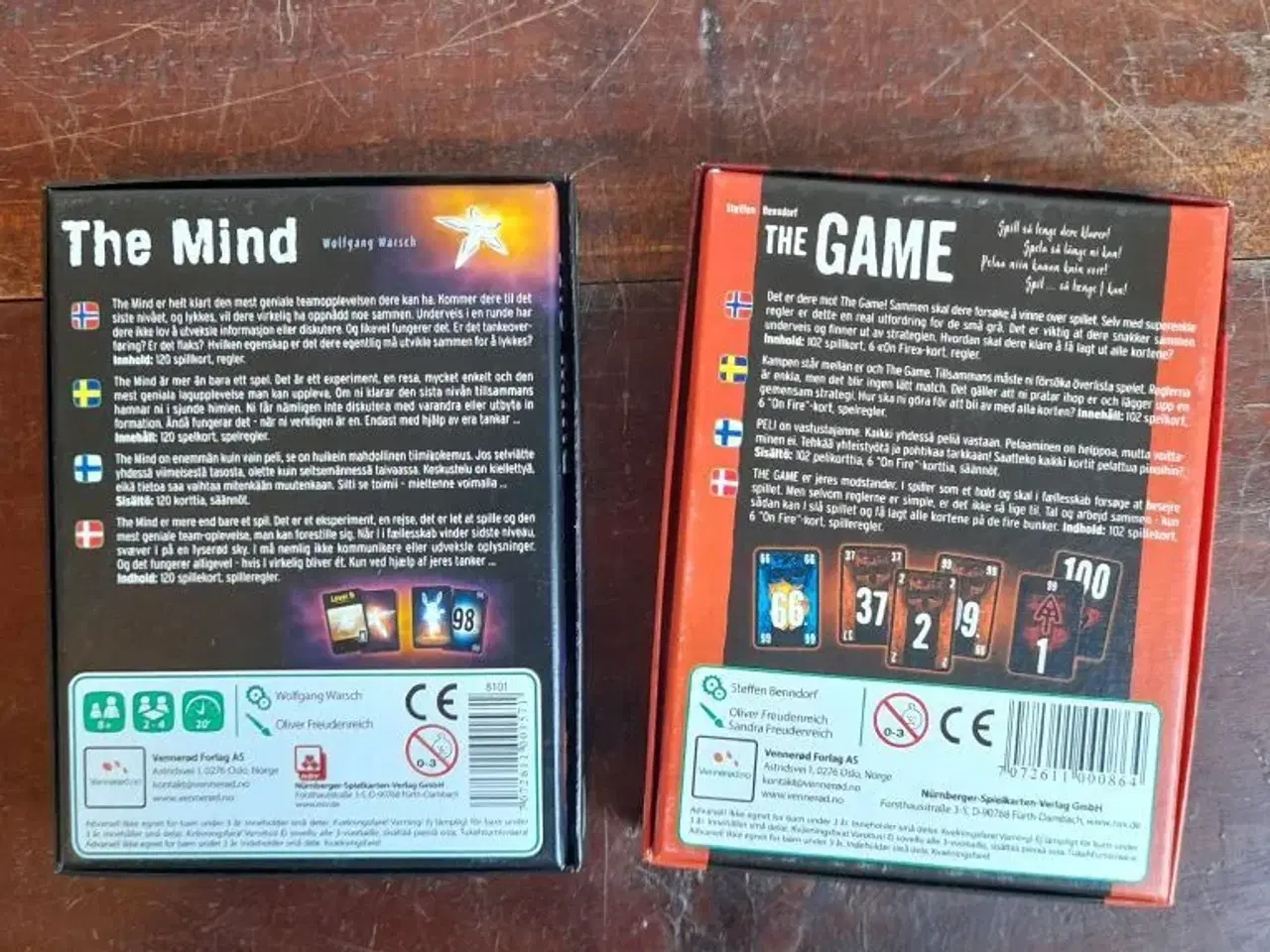 Billede 1 - The Mind og The Game