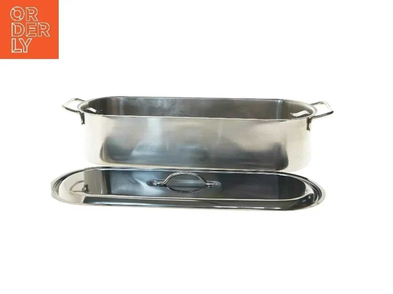 Billede 6 - Rustfri stål fiskegryde med låg (str. 44 cm)