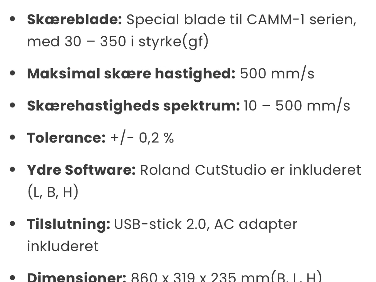 Billede 3 - Roland CAMMN-1GS-24-Deskop-Cutter