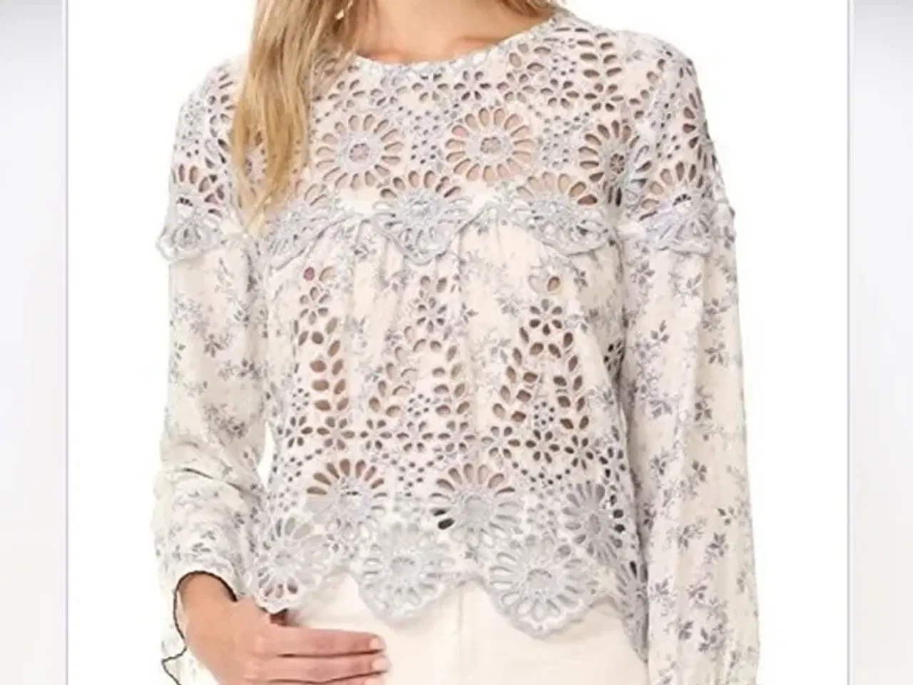 Billede 5 - Ganni bluse broderi