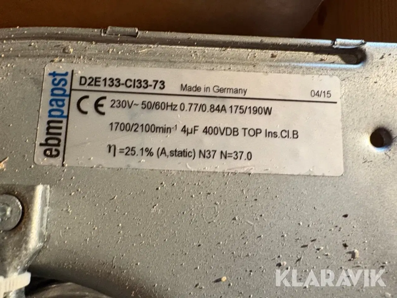 Billede 6 - Centrifugalblæsere ebmpapst 175/190w 24 styk. 67/90W 11 styk.