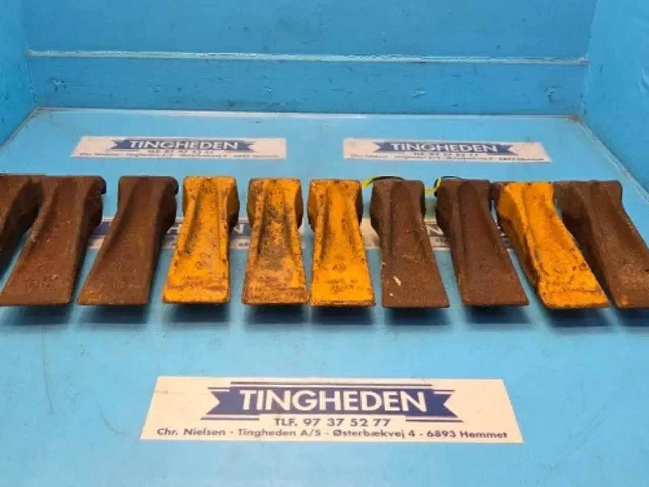 Billede 1 - Hydrema 806 Tænder Sæt 10 stk 548022