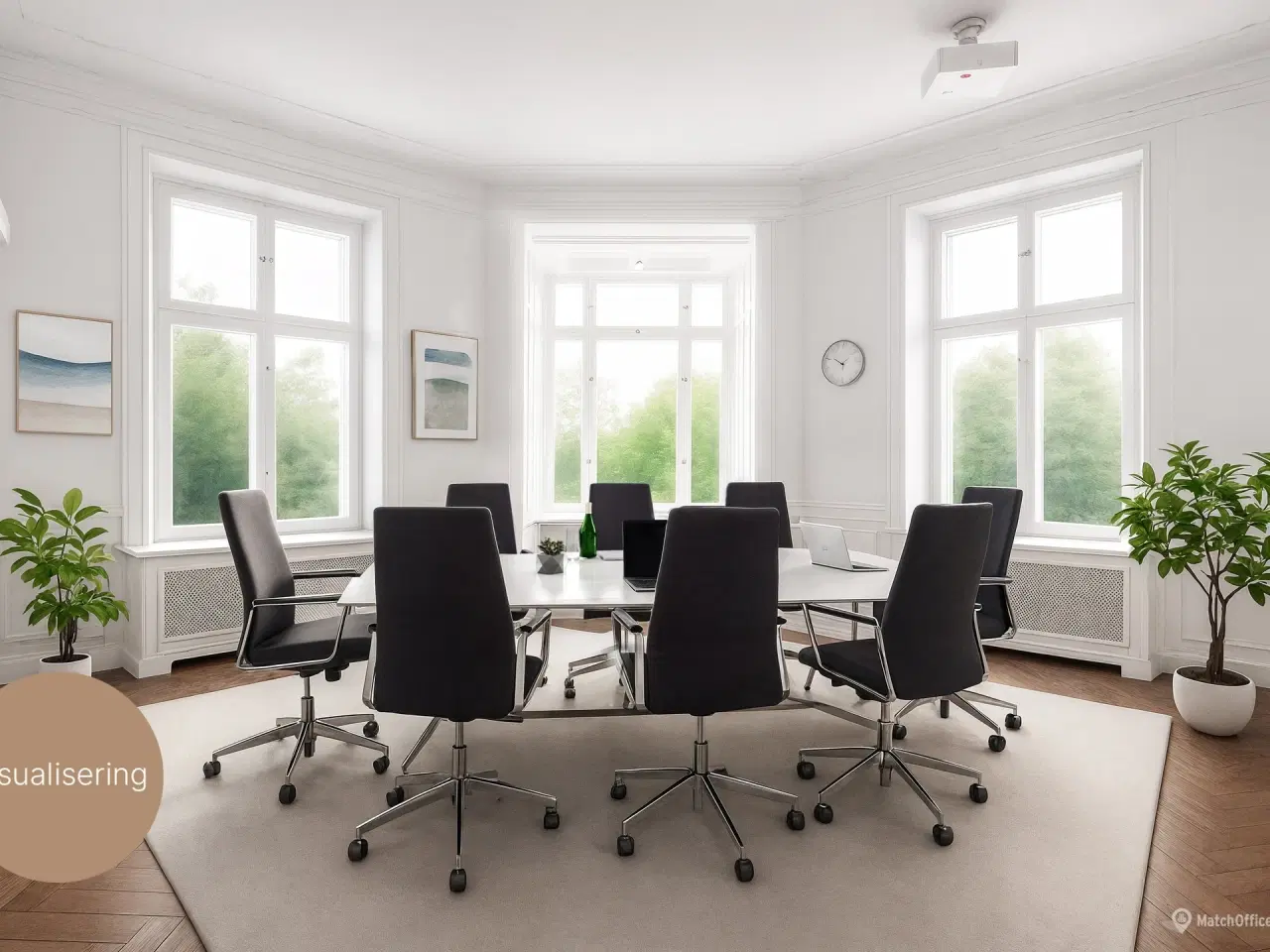 Billede 5 - Herskabeligt kontorlejemål med udsigt til Ørstedsparken