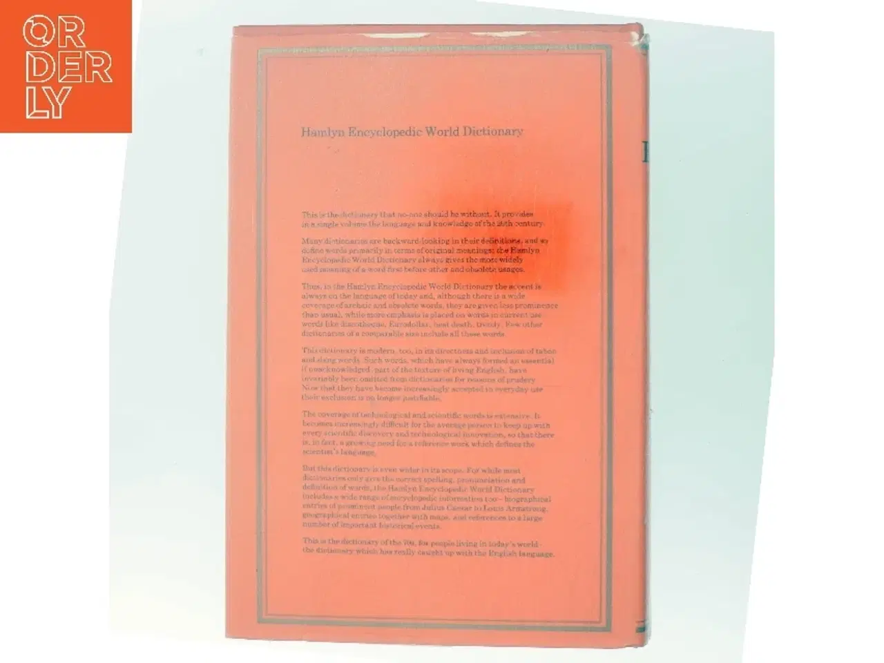 Billede 3 - Hamlyn Encyclopedic World Dictionary (Bog)