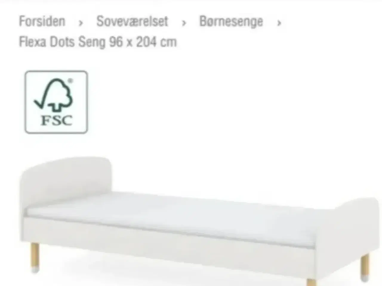 Billede 2 - FLEXA dots enkeltseng til børneværelset 