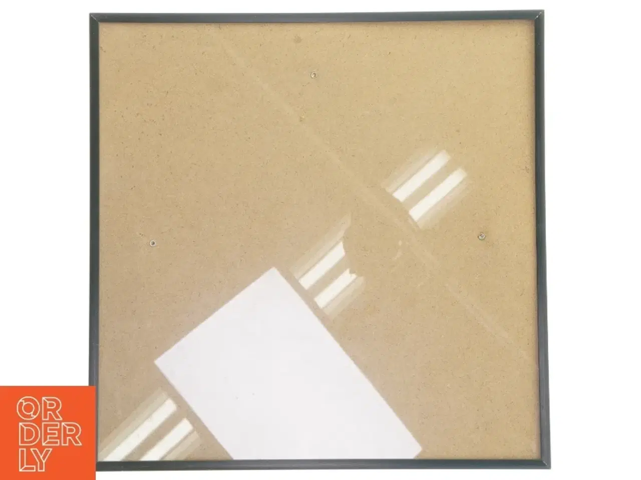 Billede 1 - Firkantet sort billedramme (str. 32,5x32,5 cm)