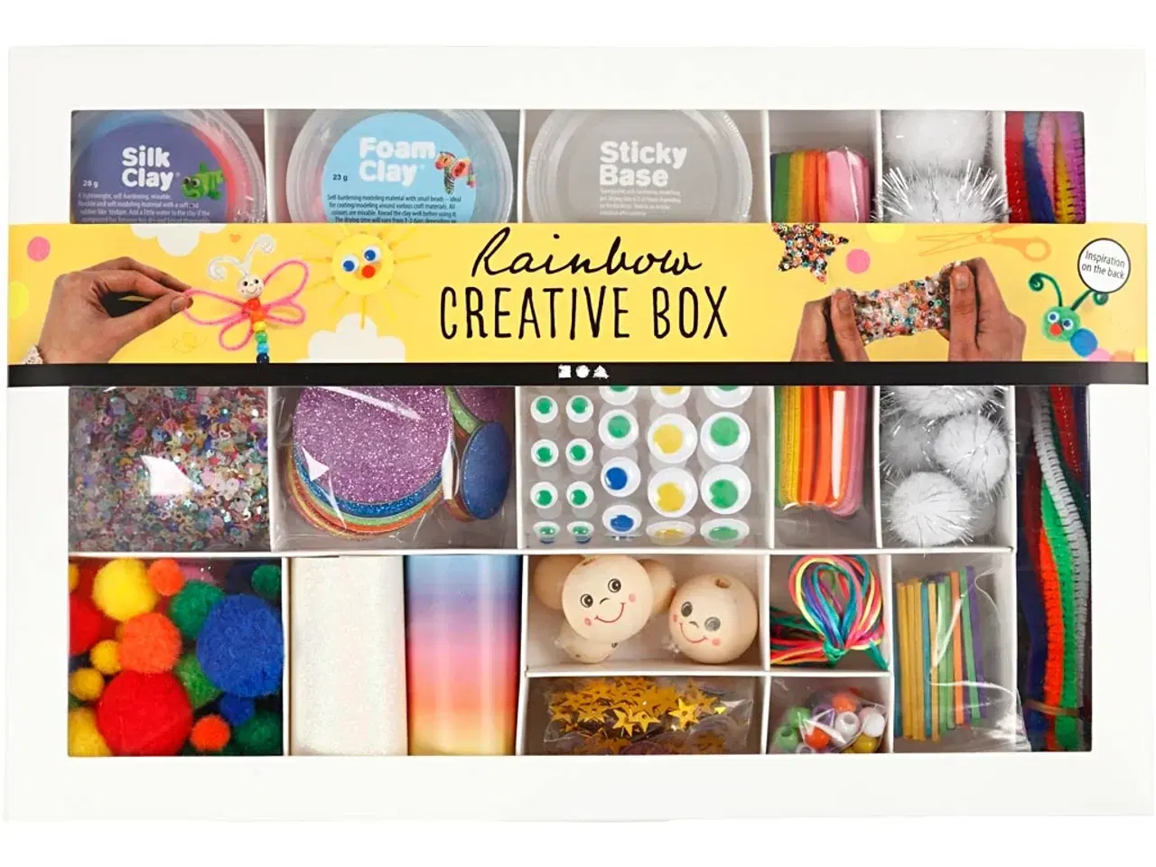 Billede 1 - DIY Mix Regnbue - Kreativitet i ét sæt