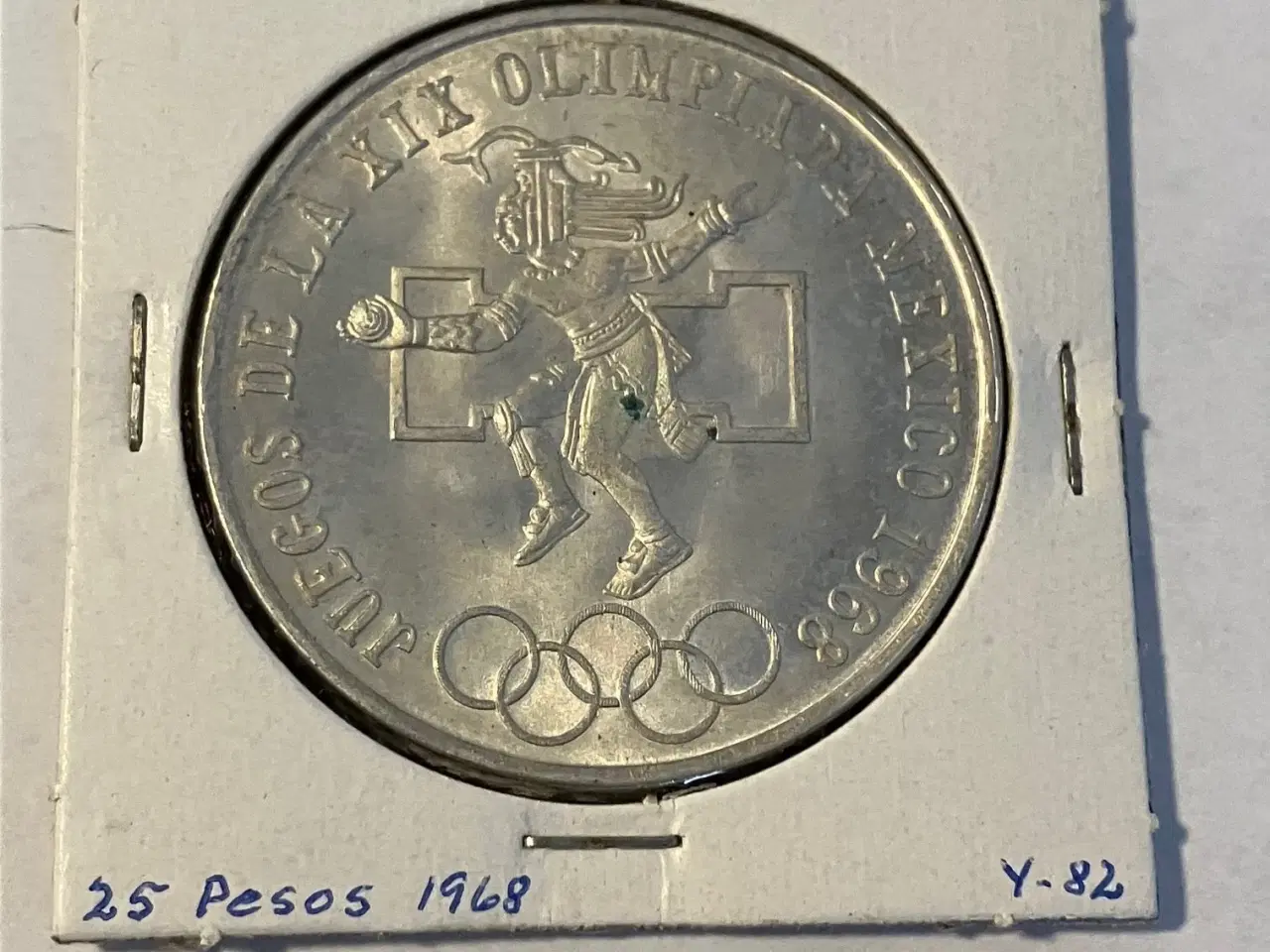 Billede 1 - 25 Pesos 1968 Mexico - Silver