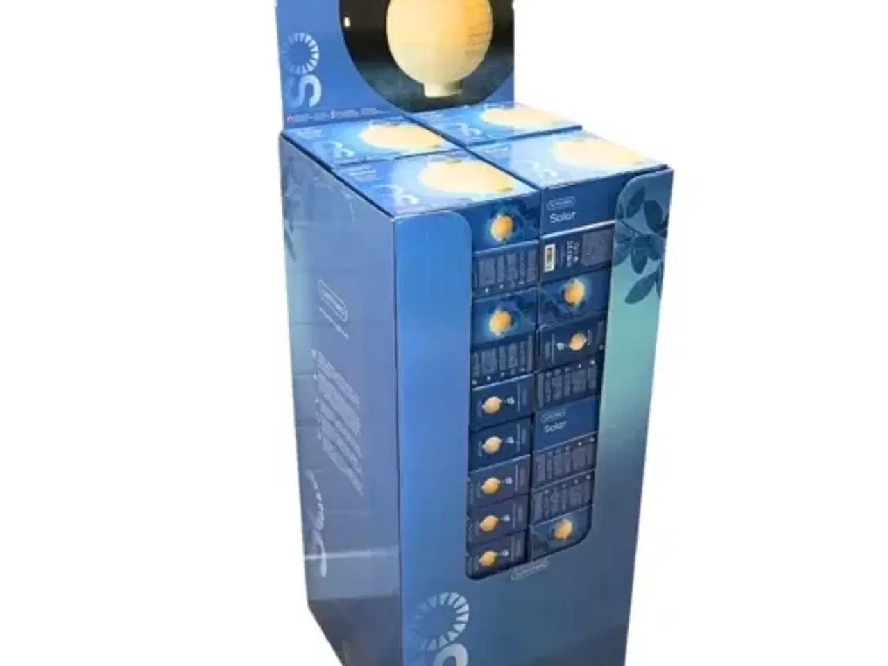Billede 2 - 4 stk. lumineo solcelle lanterne kugleformet flammeeffekt 23 cm(ubrugt)