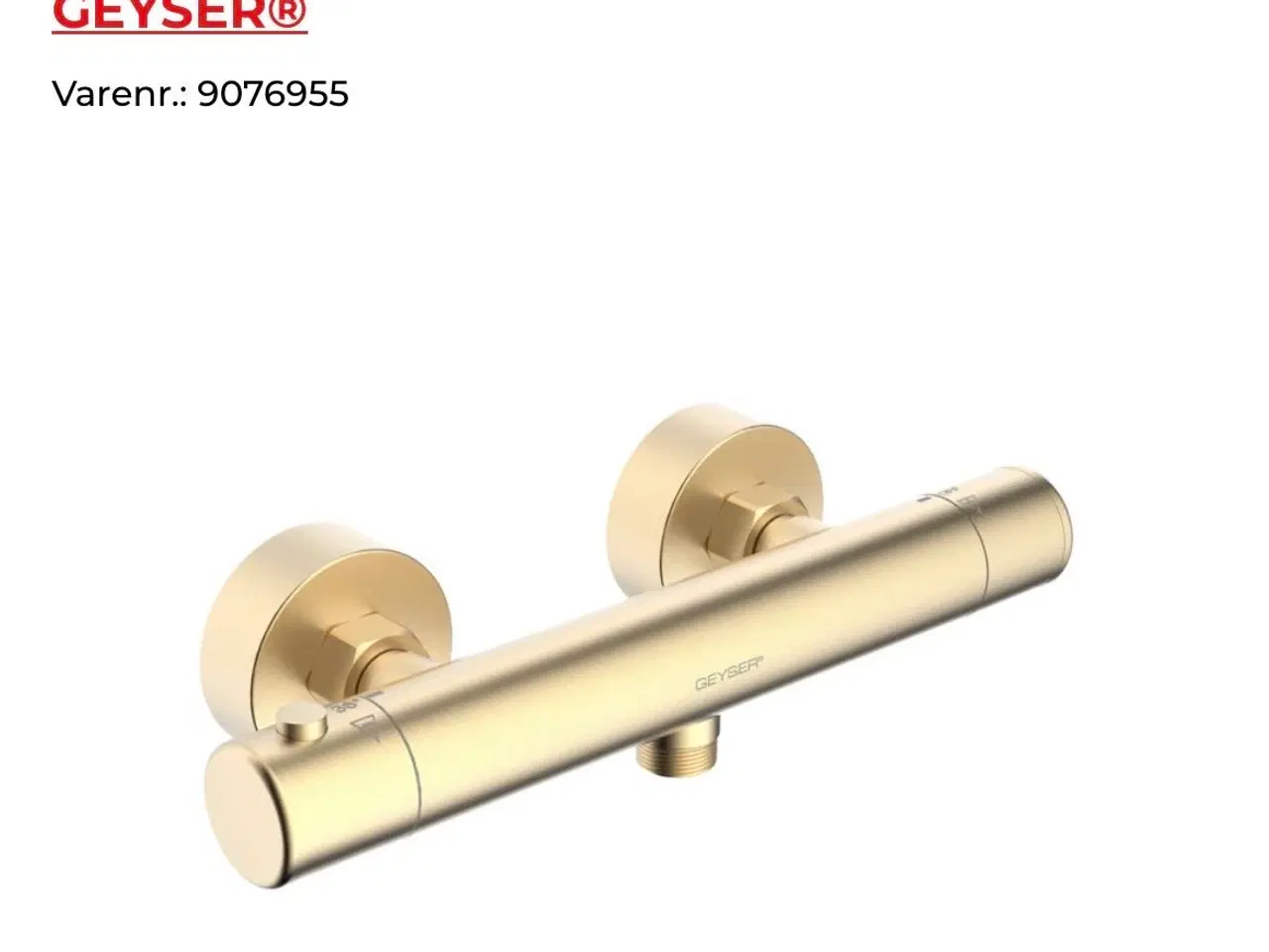 Billede 1 - Geyser Brusearmatur i messing