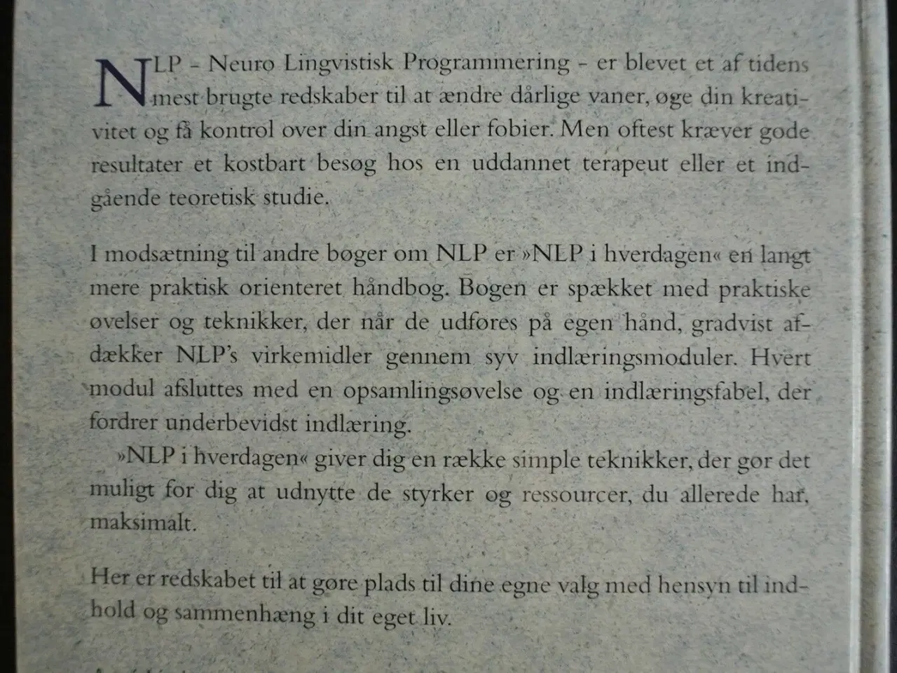 Billede 2 - nlp i hverdagen - værktøjer til et bedre liv, af a