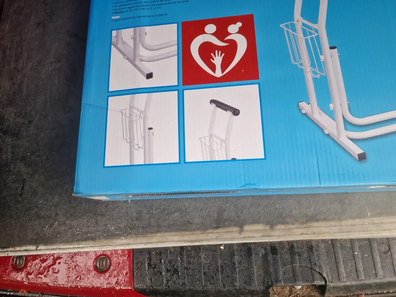 Billede 4 - Toiletstativ med magasinholder