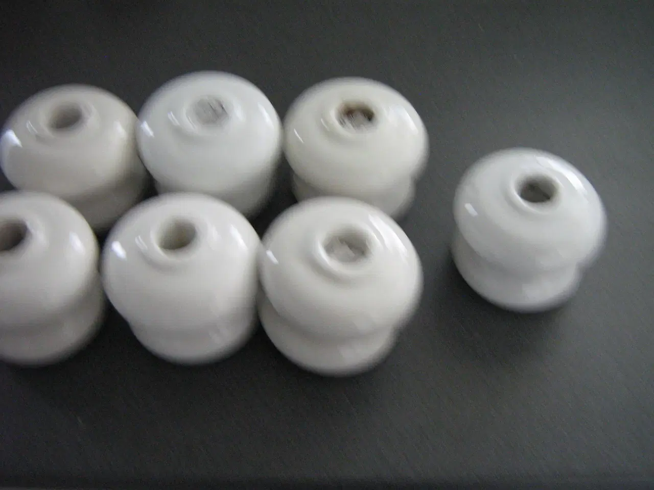 Billede 3 - Porcelæns Isolatorer som  lysestager