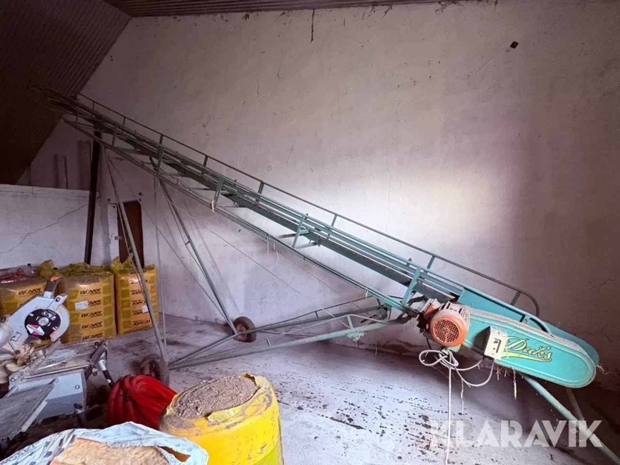 Billede 2 - Transportbånd til halmballer Duks 8meter