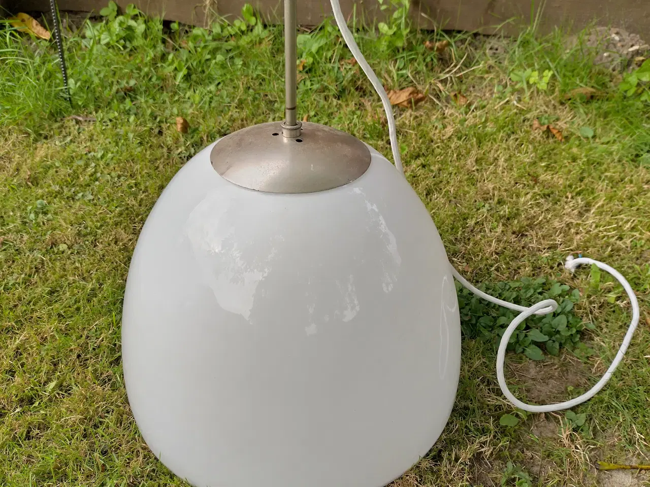 Billede 2 - hvid glas pendel lampe