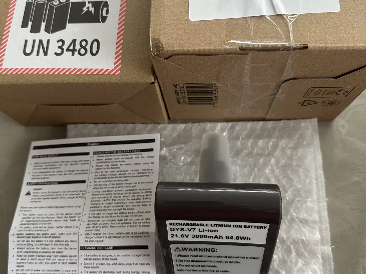 Billede 3 - Dyson V7 batteri