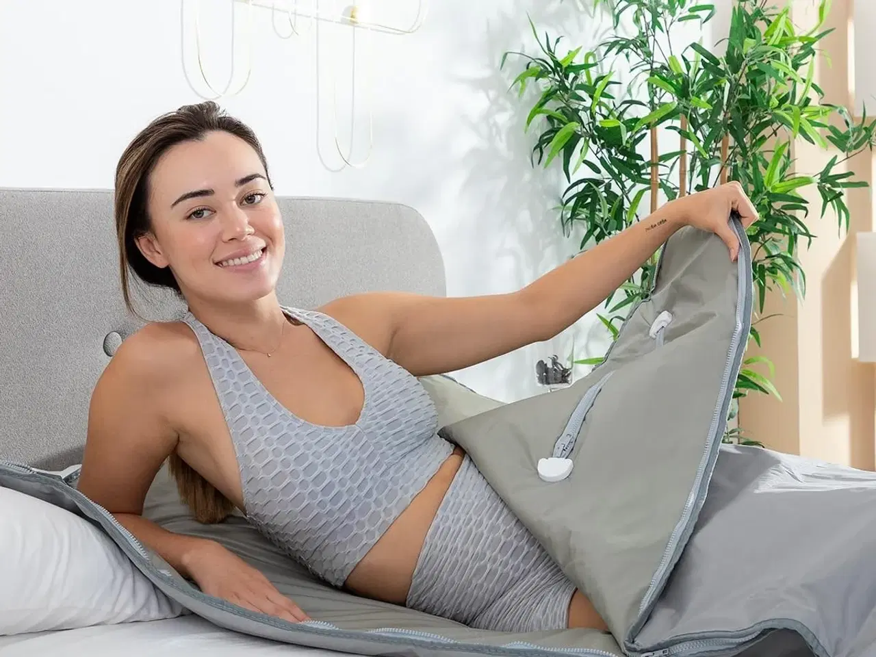 Billede 6 - Infrarød saunatæppe - Bedna, grå