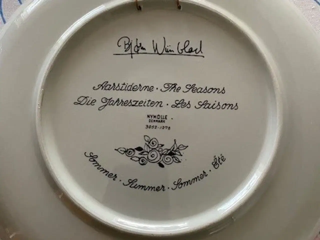 Billede 2 - Bjørn Wiienblad de 4 årstider 27cm