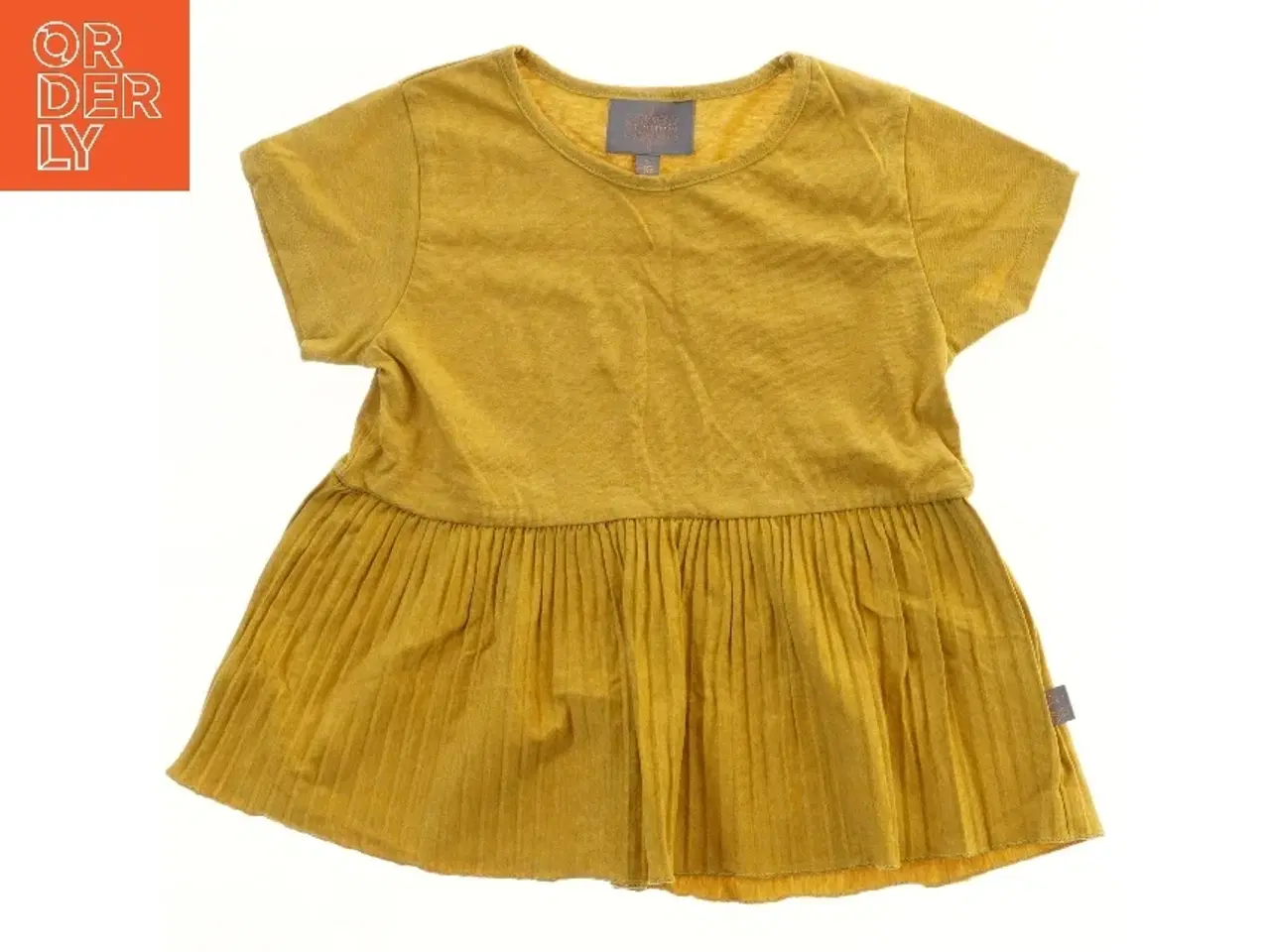 Billede 1 - Gul kjole med rynket nederdel fra Creamie (str. 122)