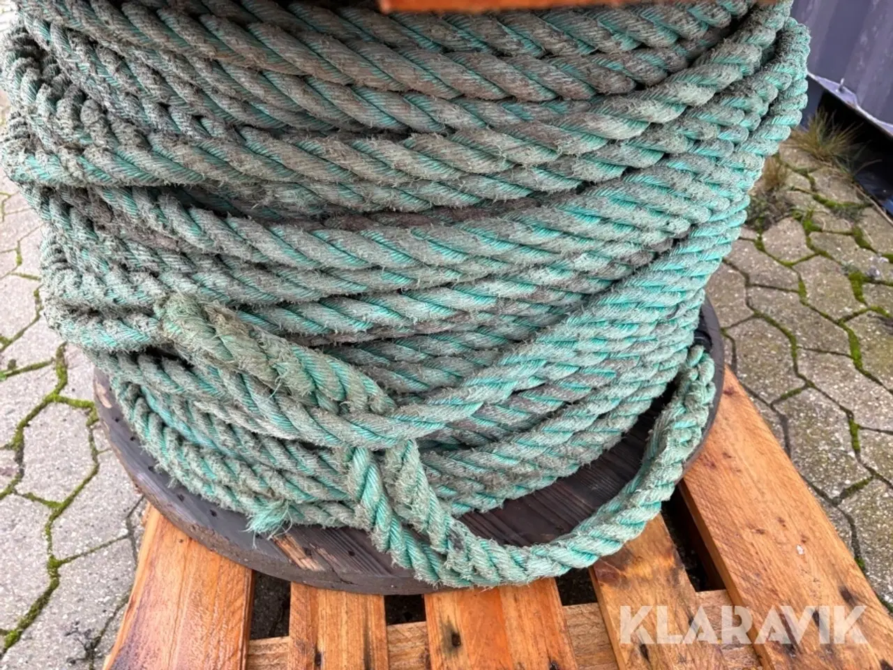 Billede 11 - Kabeltromle med reb 4 styk.