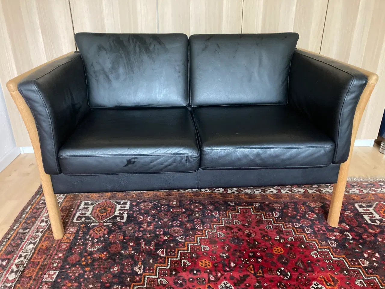 Billede 1 - Lædersofa