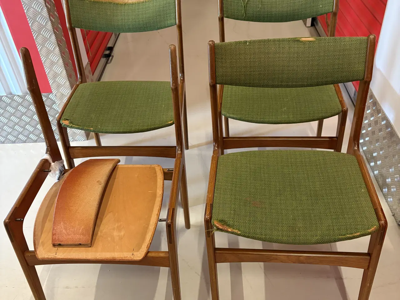 Billede 1 - Spisebordsstole i teak