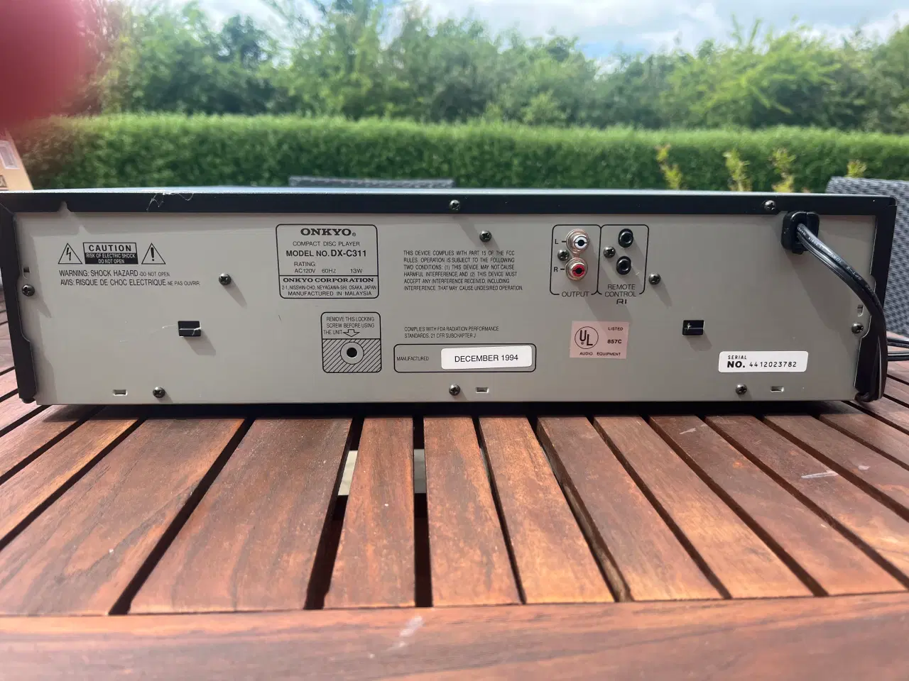 Billede 2 - Onkyo musikanlæg - USA strøm ( 110 jævnstrøm) 