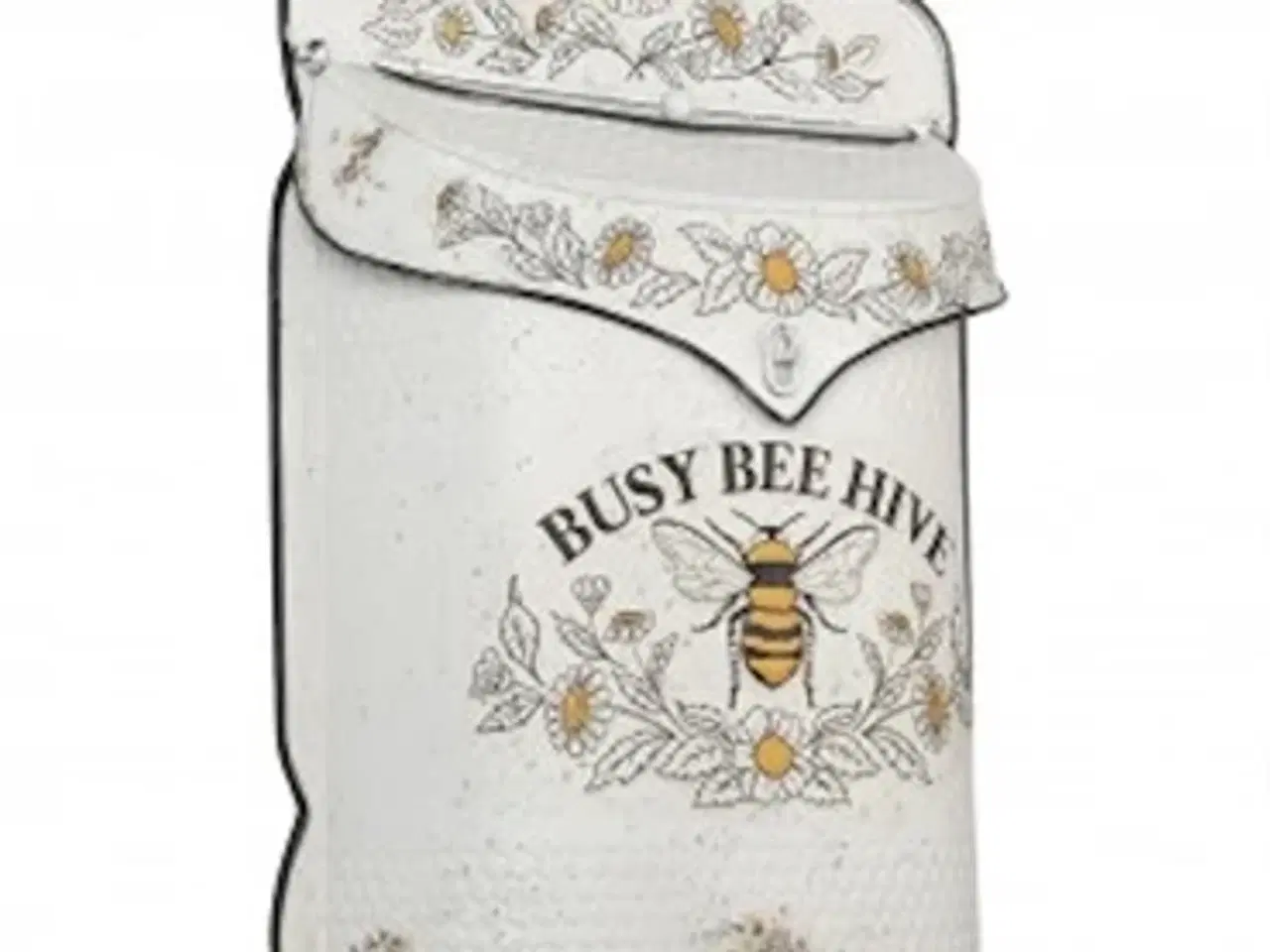 Billede 2 - Postkasse med motiv af bi & blomster