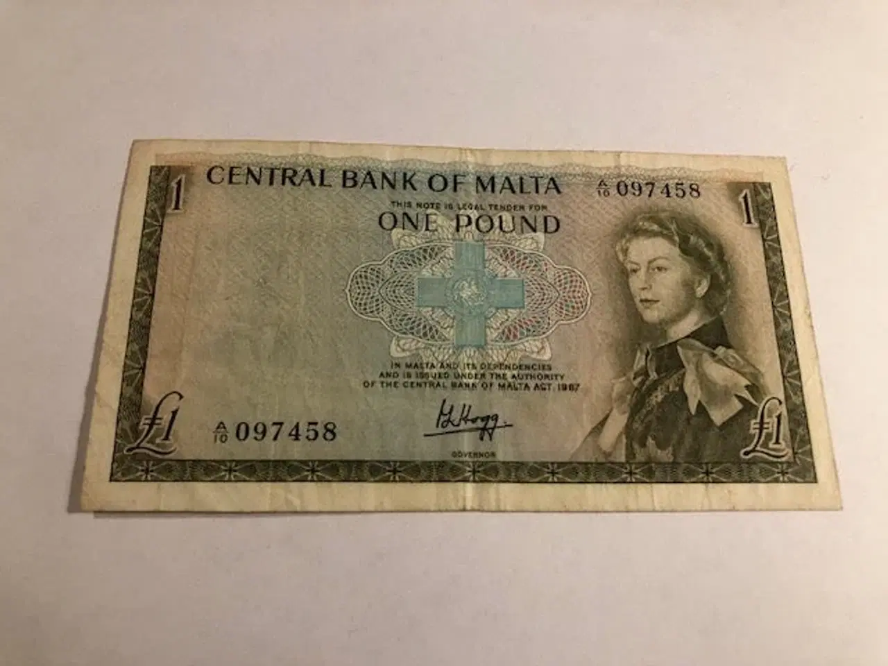 Billede 1 - One Pound Malta 1967