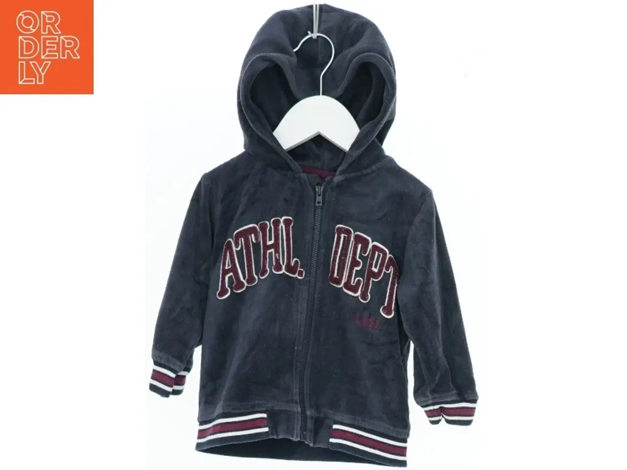 Billede 1 - Børne hættetrøje med lynlås fra Logg (str. 86)