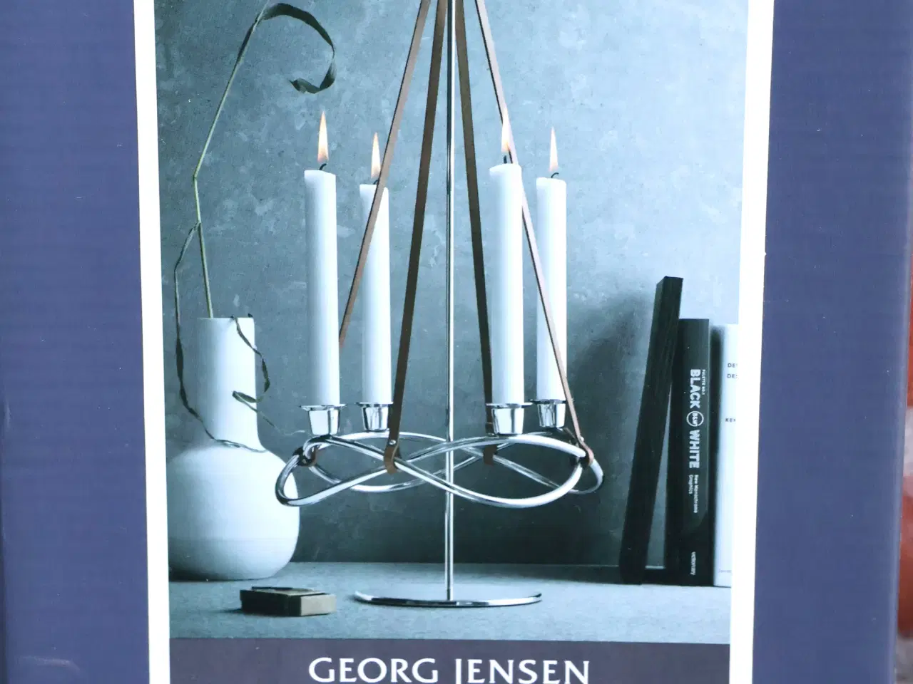 Billede 2 - 4 Stk Georg Jensen: Advents stager og julepynt.