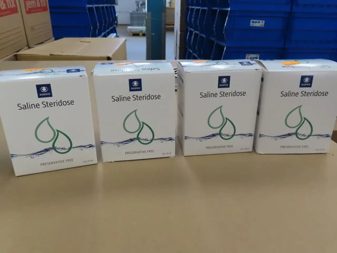 Billede 1 - 4 stk. Saltvand 30x10ml. DISOPHTA