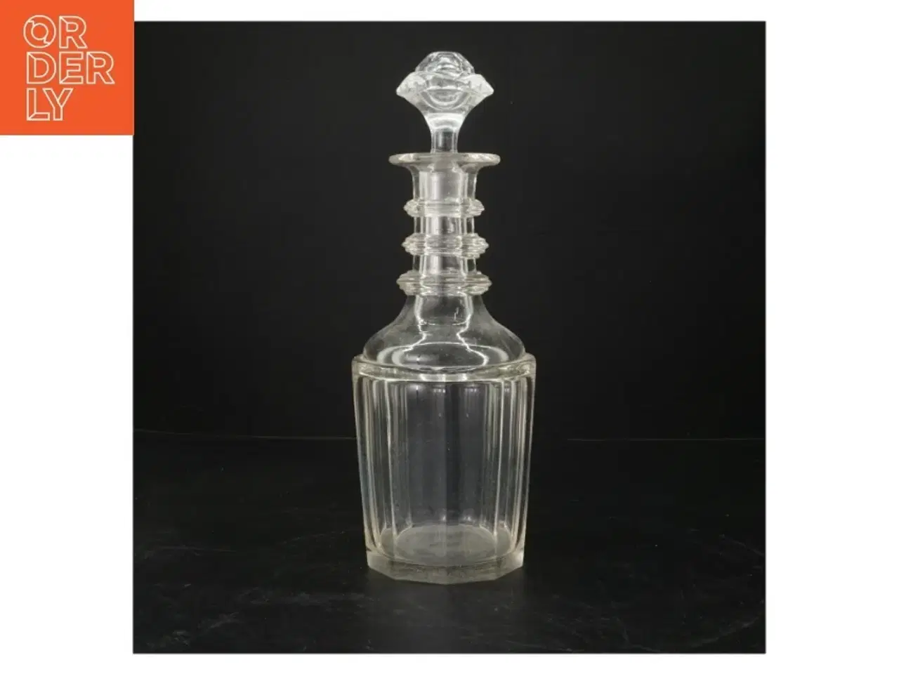 Billede 1 - Dekorativ glaskaraffel (str. 31 cm)