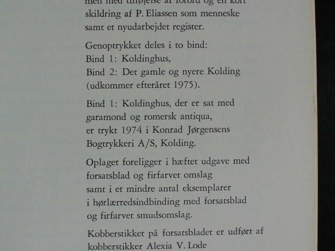 Billede 7 - p. eliassens koldingbog 1-2. 1. konghus. 2. det ga