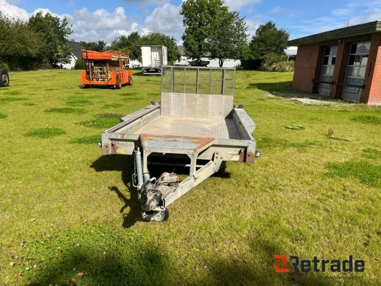 Billede 2 - Ifor Williams GX 126 Saga Maskintrailer