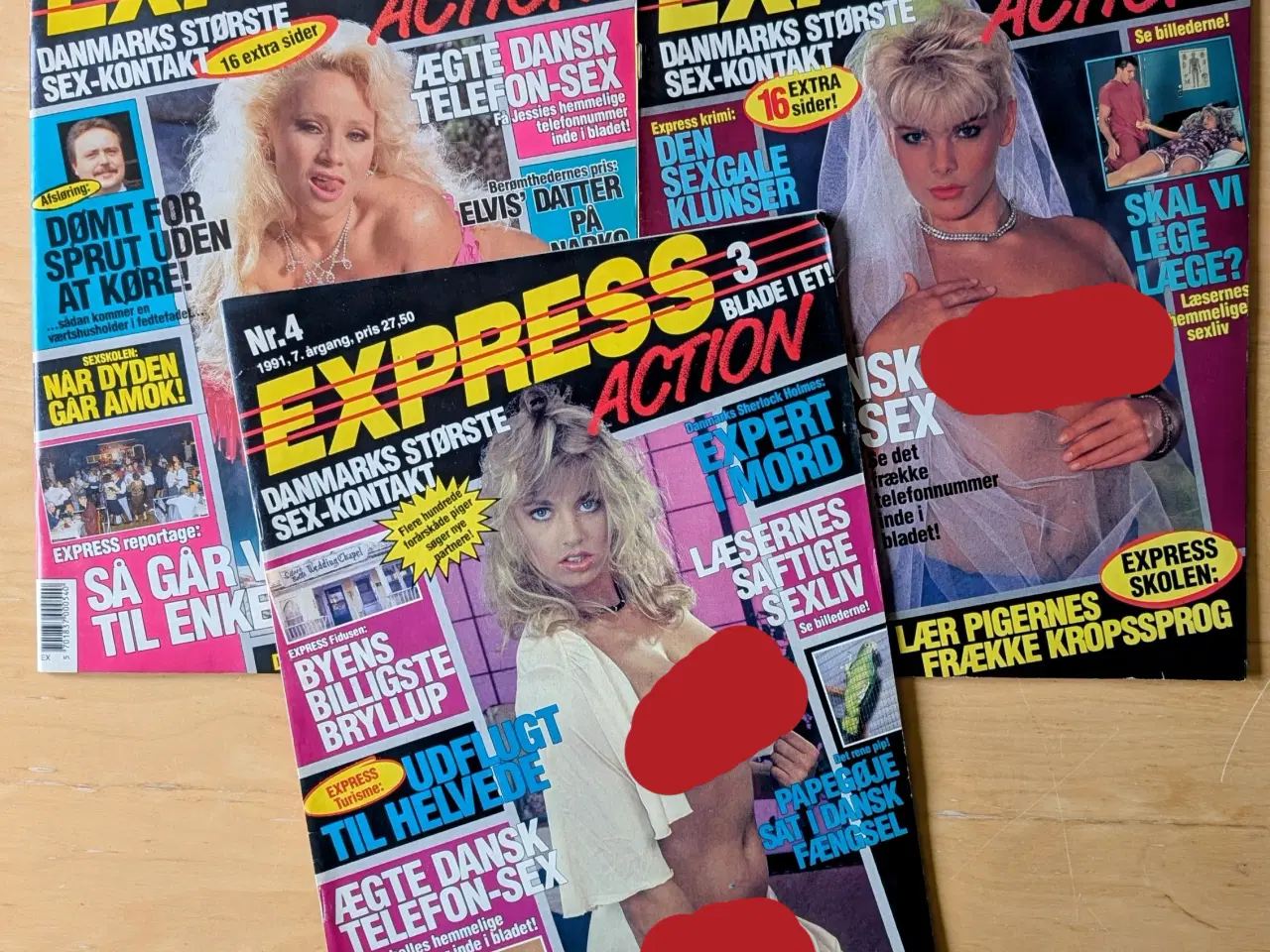 Billede 1 - Express Action mandeblade, 1991