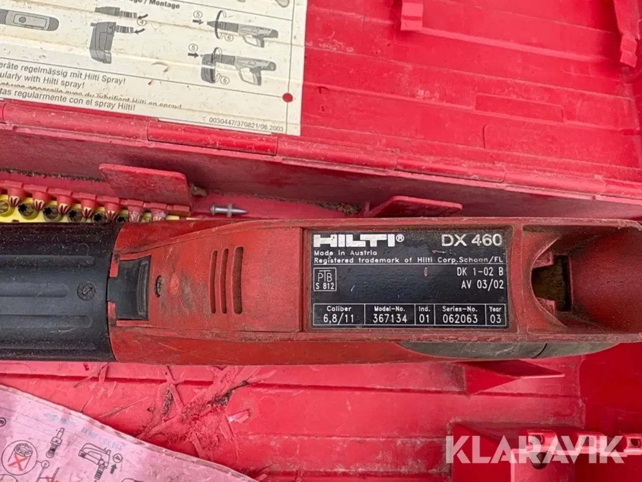 Billede 7 - Bolt-/sømpistol Hilti DC 460